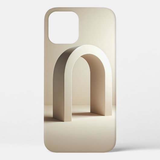 Minimalist Architectural Arch - Modern Aesthetic B Case-Mate iPhoneケース (裏面)
