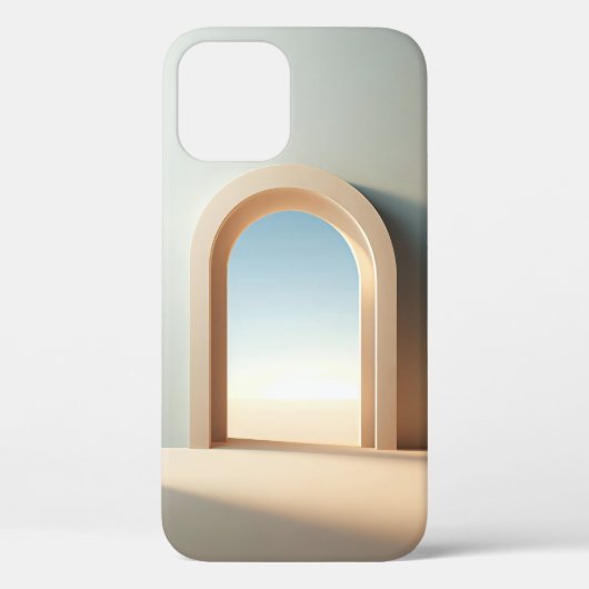Minimalist Architectural Arch - Modern Aesthetic B Case-Mate iPhoneケース (裏面)