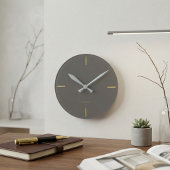 Minimalist Architectural Wall Clock - Modern ラウンド壁時計