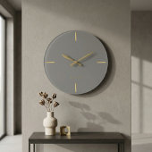 Minimalist Architectural Wall Clock - Modern  ラージ壁時計