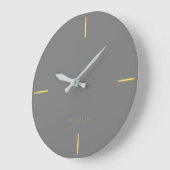 Minimalist Architectural Wall Clock - Modern  ラージ壁時計 (傾斜)