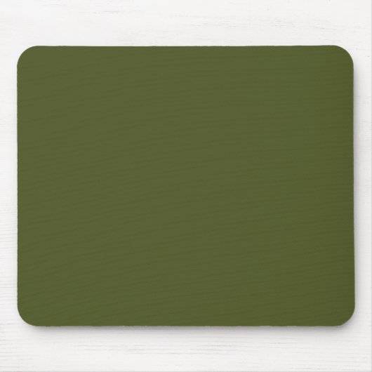 Minimalist Army Green Mouse Pad with Elegant Touch マウスパッド (正面)