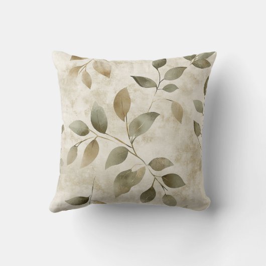 Minimalist Art Throw Pillow | Home & Living  クッション (裏面)