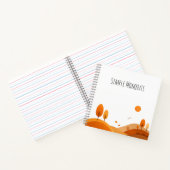 Minimalist Autumn Landscape Notebook ノートブック (内部)