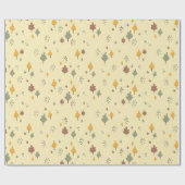 Minimalist Autumn Leaves  ラッピングペーパー (フラット)