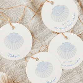 Minimalist baptism thank-you Favor Tags フェイバータグ