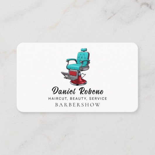 Minimalist Barber Shop 名刺 (正面)