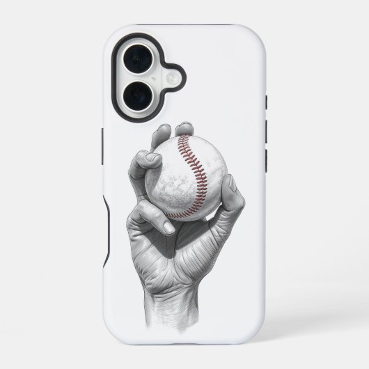 Minimalist Baseball iPhone 16ケース (裏面)