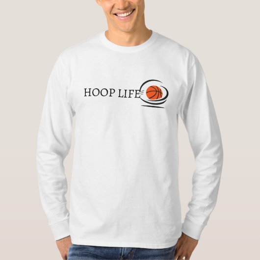 Minimalist Basketball Hoop Life Tシャツ (正面)