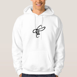 Minimalist Bee Line Art Design – Modern Simple Bee パーカ