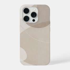 Minimalist Beige Abstract iPhone 15 Proケース