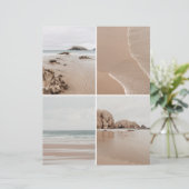 Minimalist Beige Coastal Scrapbook Cutout paper (スタンド正面)