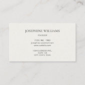 Minimalist Bible Verse Psalm 29:11 – クリスチャン 名刺 (正面)