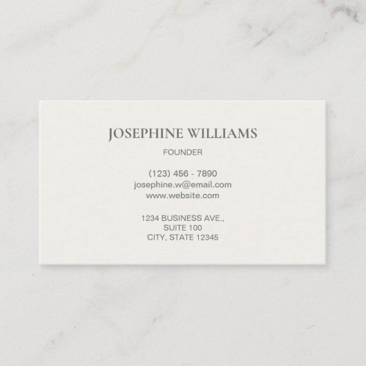 Minimalist Bible Verse Psalm 29:11 – クリスチャン 名刺 (正面)