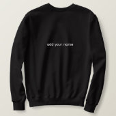 Minimalist Bicycle Art スウェットシャツ (デザイン裏面)