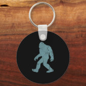 Minimalist Bigfoot Cket Logo Sasquatch Cryptid Coo キーホルダー (正面)