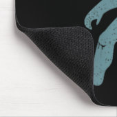 Minimalist Bigfoot Cket Logo Sasquatch Cryptid Coo マウスパッド (コーナー)