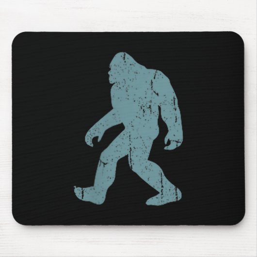 Minimalist Bigfoot Cket Logo Sasquatch Cryptid Coo マウスパッド (正面)