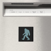 Minimalist Bigfoot Cket Logo Sasquatch Cryptid Coo マグネット (インサイチュ (食洗機))