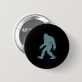 Minimalist Bigfoot Cket Logo Sasquatch Cryptid Coo 缶バッジ (正面&裏面)