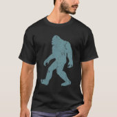 Minimalist Bigfoot Cket Logo Sasquatch Cryptid Coo Tシャツ (正面)