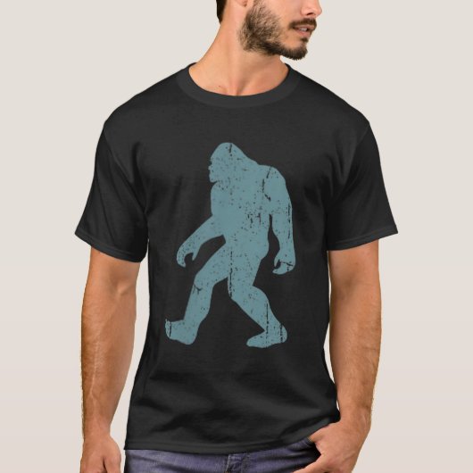 Minimalist Bigfoot Cket Logo Sasquatch Cryptid Coo Tシャツ (正面)