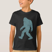 Minimalist Bigfoot Cket Logo Sasquatch Cryptid Coo Tシャツ (正面)
