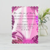 Minimalist Birthday Invitation Printed & Shipped,  セーブザデート (スタンド正面)