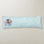 Minimalist Birthday Photo Frame Calligraphy Mom ボディピロー (裏面)