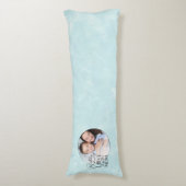 Minimalist Birthday Photo Frame Calligraphy Mom ボディピロー (正面縦)