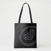 Minimalist Bitcoin Tote Bag トートバッグ (正面)