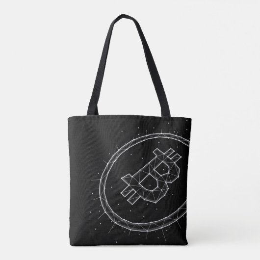 Minimalist Bitcoin Tote Bag トートバッグ (裏面)
