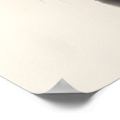 Minimalist Black Cat Art Print ポスター (角)