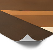 Minimalist Black Cat Eating Spaghetti Japanese Art ポスター (角)