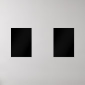 Minimalist Black Cat Silhouette (正面)