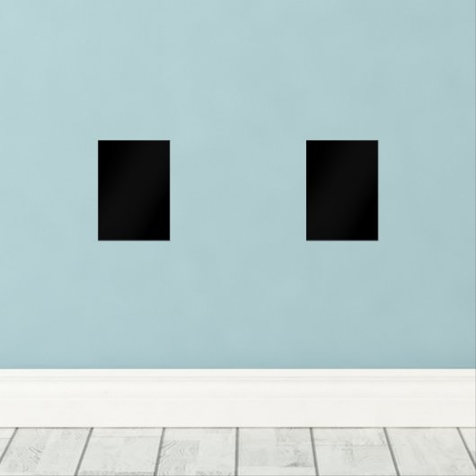 Minimalist Black Cat Silhouette (ウッドフロア)