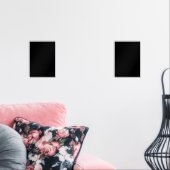 Minimalist Black Cat Silhouette (リビング)