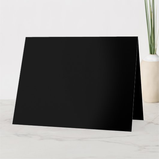 Minimalist Black Cat Silhouette  カード (正面)