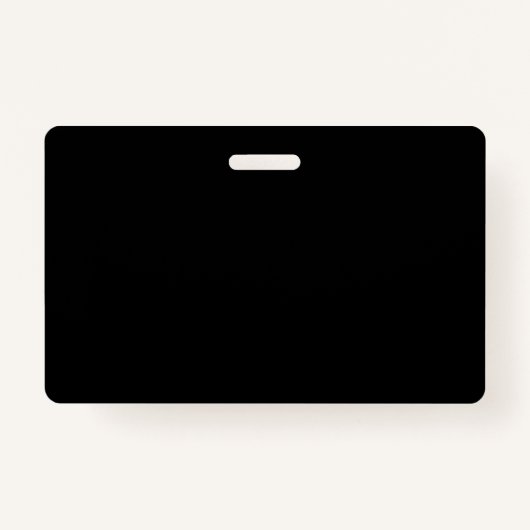 Minimalist Black Cat Silhouette  バッジ (正面)