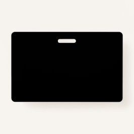 Minimalist Black Cat Silhouette  バッジ