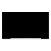 Minimalist Black Cat Silhouette マグネット名刺 (正面)