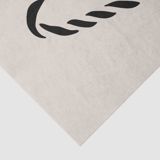 Minimalist Black Christmas Candy cane 薄葉紙 (詳細)