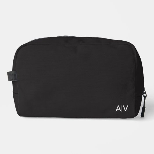 Minimalist Black Monogram ドップキット (正面)