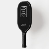 Minimalist Black Pickleball Paddle | Custom  ピックルボールラケット (左)