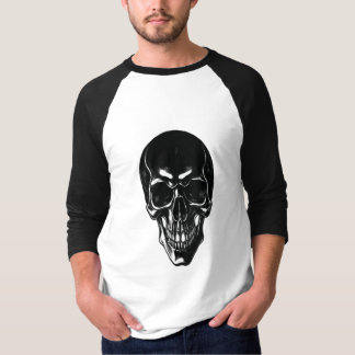 Minimalist Black Skull - Edgy Urban Streetwear Tシャツ