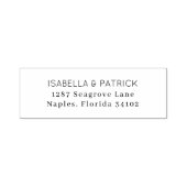 Minimalist Black Typographic セルフインキングスタンプ (デザイン)