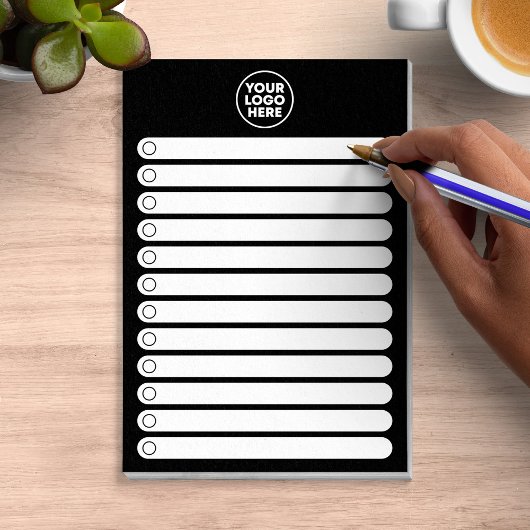 Minimalist Black White Business Logo To Do List ポストイット