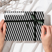 Minimalist Black & White Custom Brand Label シール