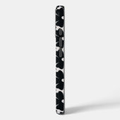 Minimalist black & white daisy pattern Case-Mate iPhoneケース (裏面 / 左)