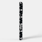 Minimalist black & white daisy pattern Case-Mate iPhoneケース (裏面 / 右)